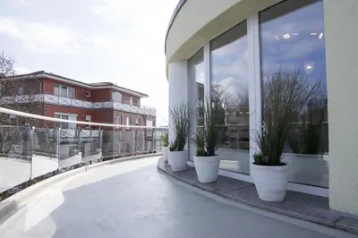 Das Gebäude in dem sich die Ferienwohnung befindet