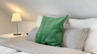 Ein Bett oder Betten in einem Zimmer der Unterkunft Haus Kirsten, Fewo Nr. 6
