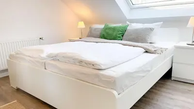 Ein Bett oder Betten in einem Zimmer der Unterkunft Haus Kirsten, Fewo Nr. 3