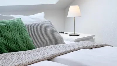 Ein Bett oder Betten in einem Zimmer der Unterkunft Haus Kirsten, Fewo Nr. 3