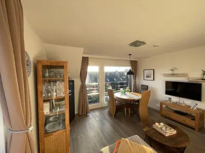 TV/Unterhaltungsangebot in der Unterkunft Ferienwohnung Möwenschiss - Haus Bake