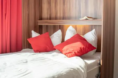 Ein Bett oder Betten in einem Zimmer der Unterkunft Frische Brise 11.06