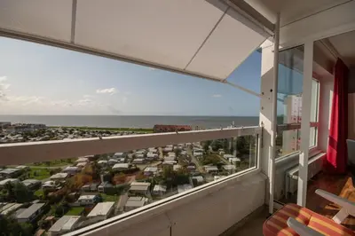 Ein Balkon oder eine Terrasse in der Unterkunft Frische Brise 11.06