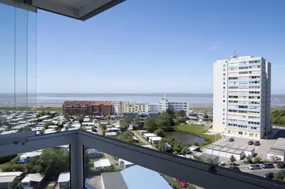 Ein allgemeiner Meerblick oder ein Meerblick von der Ferienwohnung aus