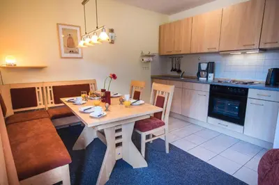 Küche/Küchenzeile in der Unterkunft Hannoversche Straße 50
