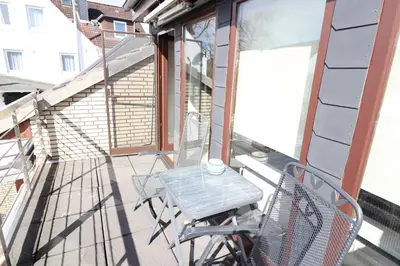 Ein Balkon oder eine Terrasse in der Unterkunft Haus Inge