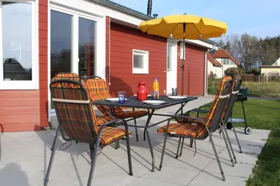 Ein Patio oder anderer Außenbereich in der Unterkunft Ferienhaus Nixe7