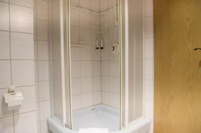 Ein Badezimmer in der Unterkunft Meeresbrandung 36