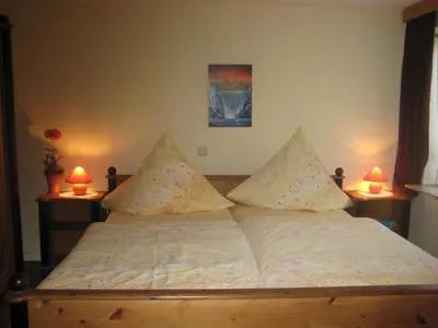 Ein Bett oder Betten in einem Zimmer der Unterkunft Haus Bärbel