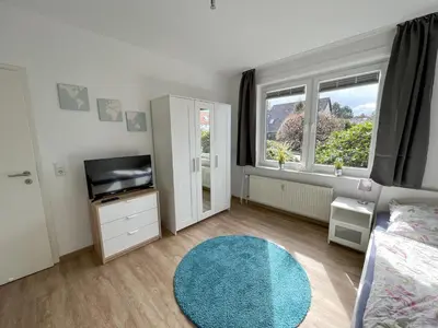 TV/Unterhaltungsangebot in der Unterkunft Appartementhaus Nige Ooge Ferienwohnung Nr. 1