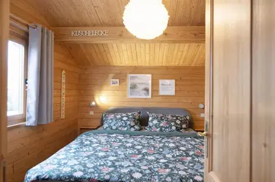 Ein Bett oder Betten in einem Zimmer der Unterkunft Küstenhaus Seeschwalbe