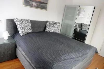 Ein Bett oder Betten in einem Zimmer der Unterkunft 