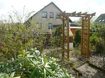 Ein Garten an der Unterkunft 