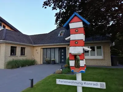 Das Gebäude in dem sich die Ferienwohnung befindet