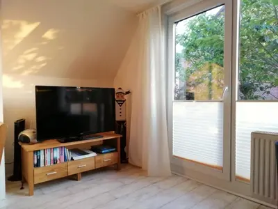 TV/Unterhaltungsangebot in der Unterkunft Ferienwohnung Konradi Cuxhaven-Duhnen