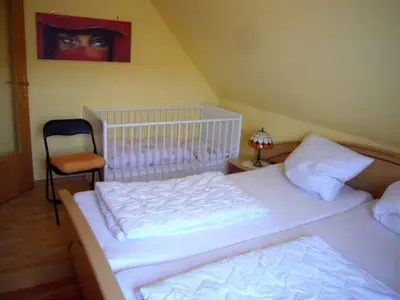 Ein Bett oder Betten in einem Zimmer der Unterkunft Apartment kleine Robbe