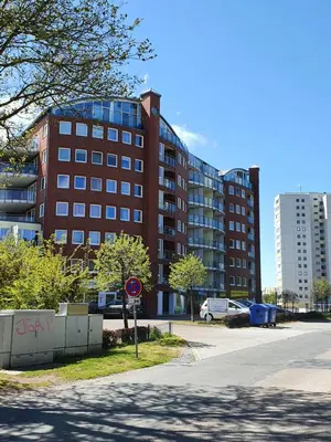Das Gebäude in dem sich die Ferienwohnung befindet