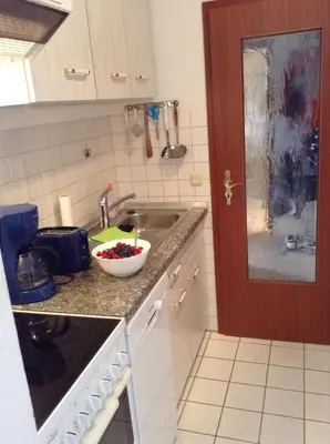 Küche/Küchenzeile in der Unterkunft Ferienwohnung Witthöhn 8