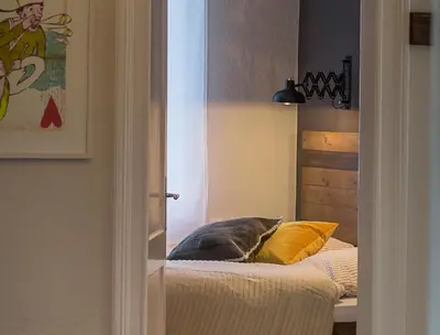Ein Bett oder Betten in einem Zimmer der Unterkunft Seaside Apartments Austernbank