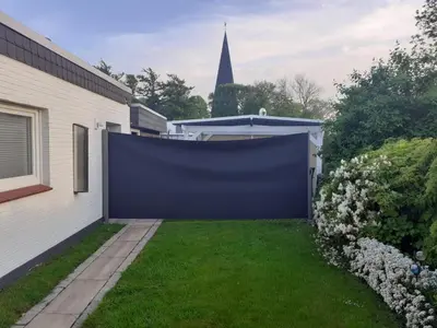 Ein Garten an der Unterkunft Döser Hus