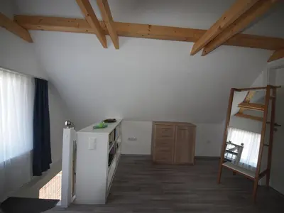 Küche/Küchenzeile in der Unterkunft Döser Hus