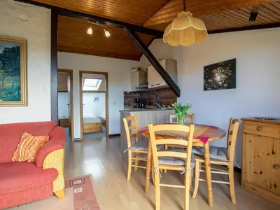 Ein Sitzbereich in der Unterkunft Apartment Nordsee-Ferienhaus-1 by Interhome