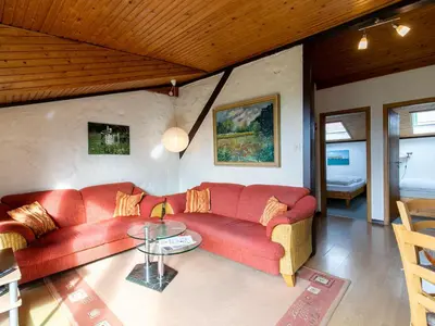 Ein Sitzbereich in der Unterkunft Apartment Nordsee-Ferienhaus-1 by Interhome