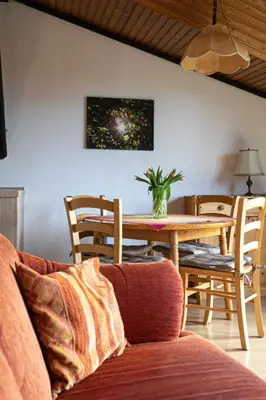 Ein Sitzbereich in der Unterkunft Apartment Nordsee-Ferienhaus-1 by Interhome
