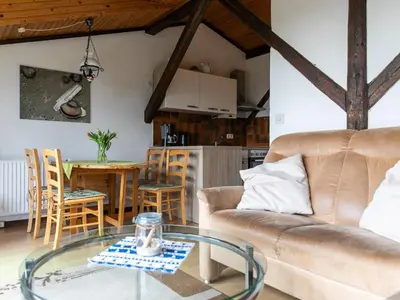 Ein Sitzbereich in der Unterkunft Apartment Nordsee-Ferienhaus-4 by Interhome