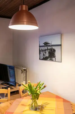 Ein Sitzbereich in der Unterkunft Apartment Nordsee-Ferienhaus-5 by Interhome
