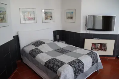 Ein Bett oder Betten in einem Zimmer der Unterkunft Studio-Apartment - Einraumwohnung Cuxhaven
