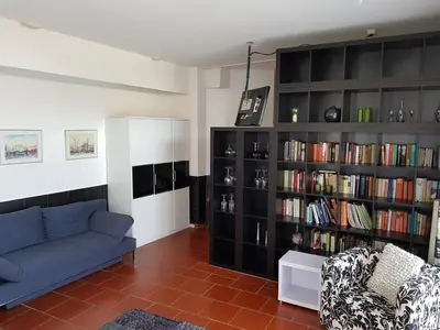 Die Bibliothek in der Ferienwohnung
