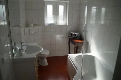 Ein Badezimmer in der Unterkunft Studio-Apartment - Einraumwohnung Cuxhaven