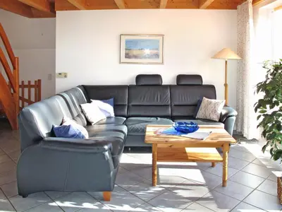 Ein Sitzbereich in der Unterkunft Holiday Home Cuxland Ferienpark-1 by Interhome