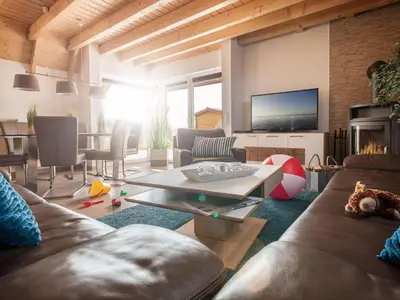 TV/Unterhaltungsangebot in der Unterkunft Holiday Home Cuxland Ferienpark-3 by Interhome