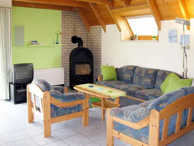 Ein Sitzbereich in der Unterkunft Holiday Home Cuxland Ferienpark-3 by Interhome