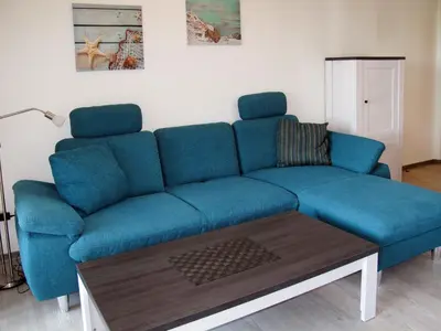Ein Sitzbereich in der Unterkunft Apartment Cuxland Ferienpark-2 by Interhome
