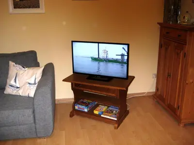 TV/Unterhaltungsangebot in der Unterkunft Am Hafen IS