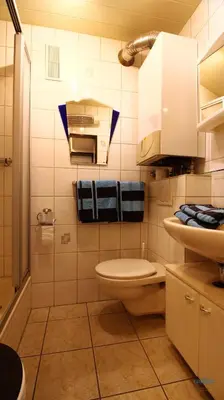 Ein Badezimmer in der Unterkunft Haus Atlantic Whg. 607A