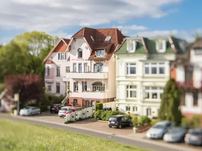Das Gebäude in dem sich das Hotel befindet
