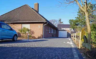 Das Gebäude in dem sich die Ferienwohnung befindet