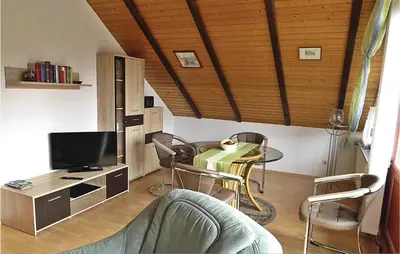 TV/Unterhaltungsangebot in der Unterkunft Nice Apartment In Osterbruch With Wifi