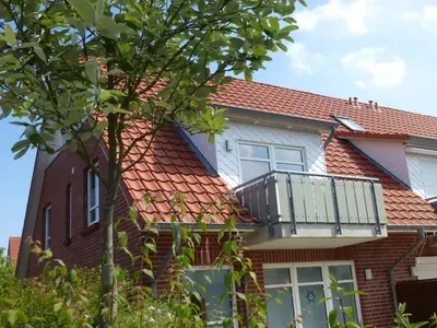Das Gebäude in dem sich die Ferienwohnung befindet