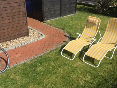 Ein Garten an der Unterkunft Am Ringwall 76