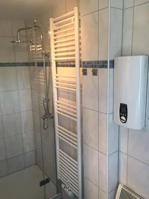 Ein Badezimmer in der Unterkunft Am Ringwall 76