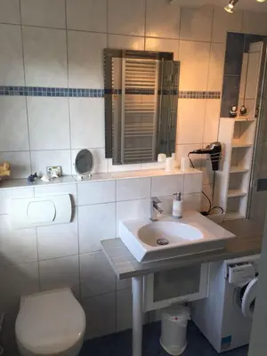 Ein Badezimmer in der Unterkunft Am Ringwall 76