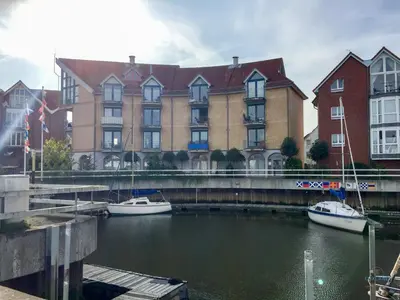Blick auf einen Fluss in der Nähe der Ferienwohnung