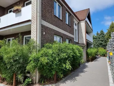 Das Gebäude in dem sich die Ferienwohnung befindet