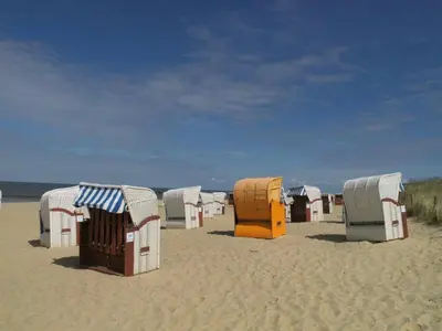 Ein Strand an oder in der Nähe der Ferienwohnung