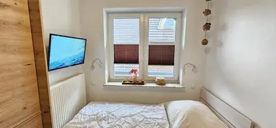 TV/Unterhaltungsangebot in der Unterkunft Appartementhaus Kogge Wohnung 6